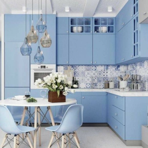 Kitchen Cabinets Spray Painting