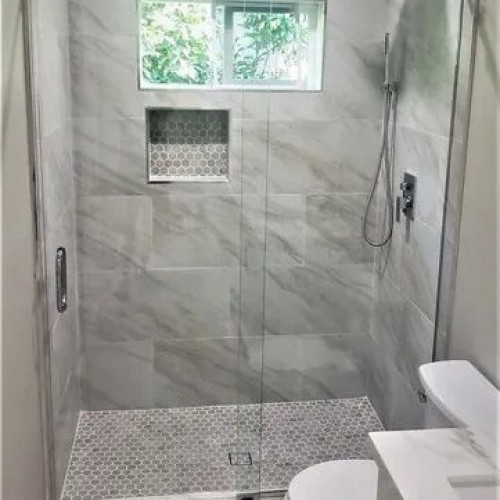 Shower Glass Partition - Sliding Door